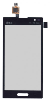 <!--Сенсорное стекло (тачскрин) для LG Optimus L9 ( P769 ) (черный)-->