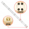 <!--LED подсветка для LG 32LK610B (5LED)-->