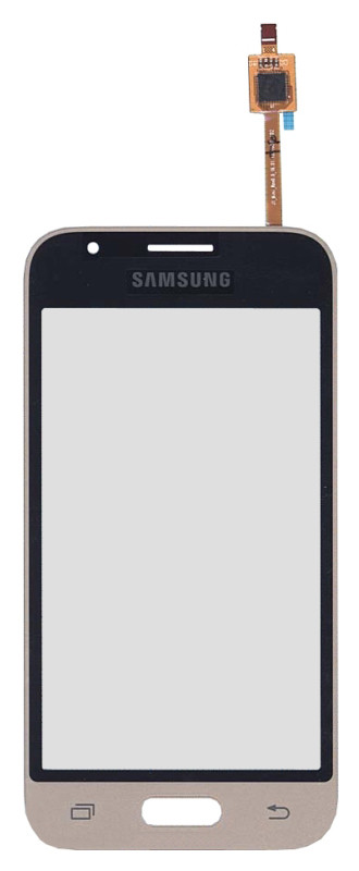 <!--Сенсорное стекло (тачскрин) для Samsung Galaxy J1 Mini SM-J105H (золото)-->