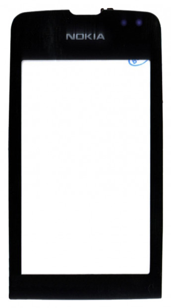 <!--Сенсорное стекло (тачскрин) для Nokia Asha 311 (черный)-->