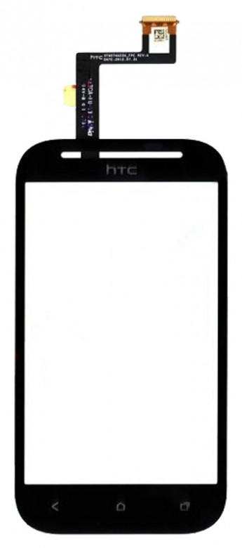 <!--Сенсорное стекло (тачскрин) для HTC Desire SV T326E (черный)-->