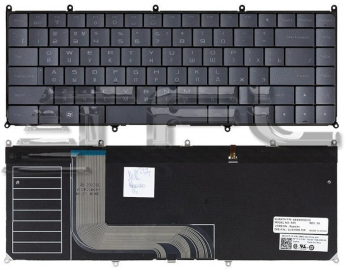 <!--Клавиатура для ноутбука Dell Adamo 13 (черная)-->