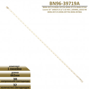LED подсветка BN96-9717A