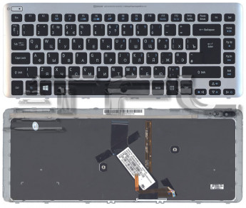 <!--Клавиатура для Acer Aspire V5-471 в рамке с подсветкой-->