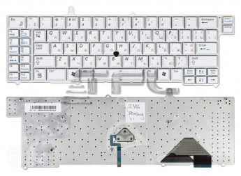 <!--Клавиатура для ноутбука Samsung X1 (серебро)-->