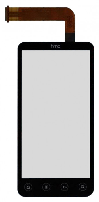 <!--Сенсорное стекло (тачскрин) для HTC Evo 3D G17 (черный)-->