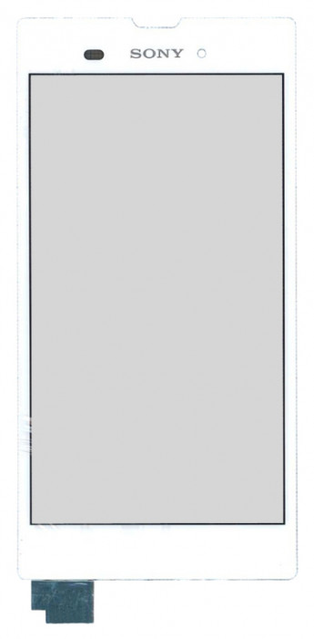 <!--Сенсорное стекло (тачскрин) для Sony Xperia T3 (белый)-->
