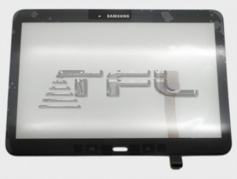 <!--Сенсорное стекло для Samsung GT-P5200 (новый, скол под кнопкой)-->