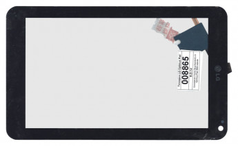 <!--Сенсорное стекло (тачскрин) LG Optimus Pad V900 (черный) -->