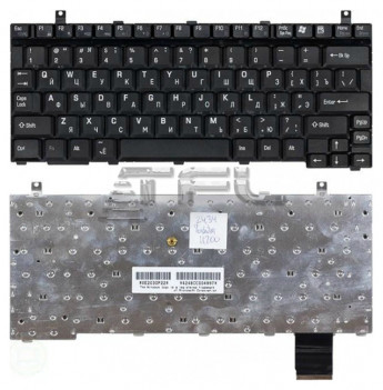 <!--Клавиатура для ноутбука Toshiba Portege P2000 Satellite U200 (черная)-->