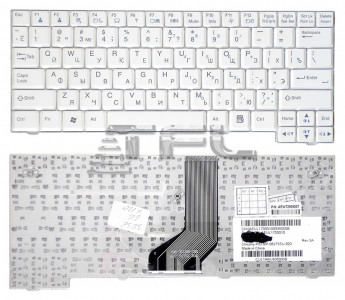 <!--Клавиатура для ноутбука LG X110, X120 (белая)-->
