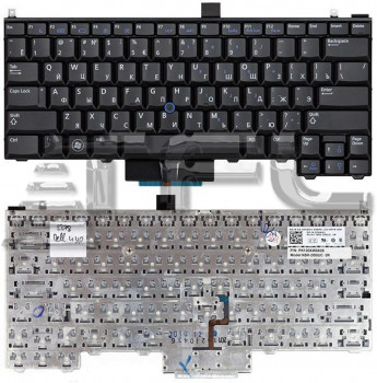 <!--Клавиатура для ноутбука Dell Latitude E4310 с трек-поинтом (черная)-->