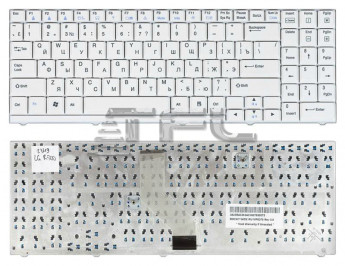 <!--Клавиатура для ноутбука LG R500 S510 P1 S1 U4 (белая)-->