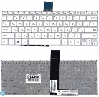 <!--Клавиатура для ноутбука Asus f200ca f200la f200ma X200 (белая)-->