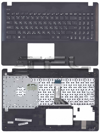 <!--Клавиатура для ноутбука Asus X551 с корпусом (черная)-->