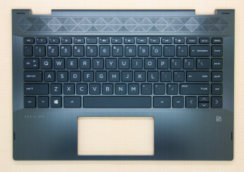 <!--Клавиатура для ноутбука HP X360 14-CD с корпусом (ENG)-->
