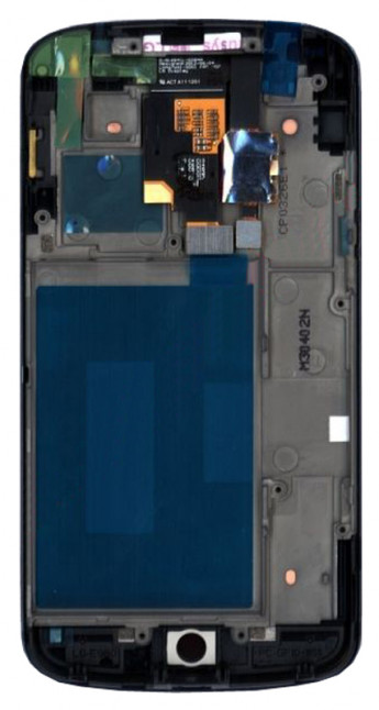 <!--Модуль (матрица + тачскрин) для LG Nexus 4 E960 с рамкой (черный)-->