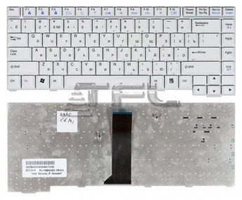 <!--Клавиатура для ноутбука LG W4 M1 (белая)-->