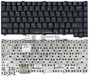 <!--Клавиатура для ноутбука Compaq Presario 1200 1600 (черная)-->
