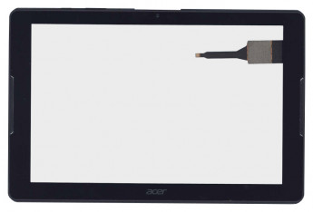 <!--Сенсорное стекло (тачскрин) Acer Iconia One B3-A20 с рамкой (черный)-->