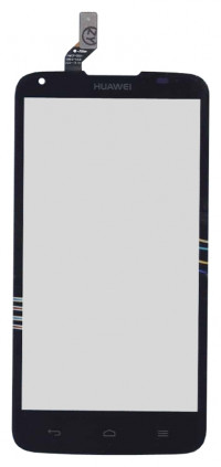 <!--Сенсорное стекло (тачскрин) для Huawei Ascend G710 (черный)-->