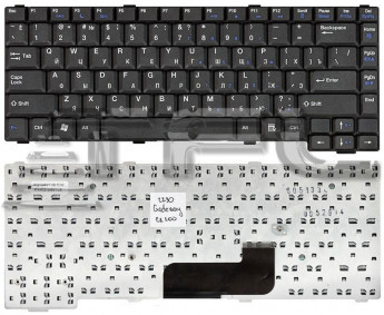 <!--Клавиатура для ноутбука Gateway CX200 (черная)-->