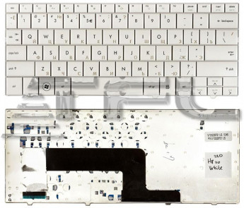<!--Клавиатура для ноутбука HP Compaq Mini 110 110с (белая)-->