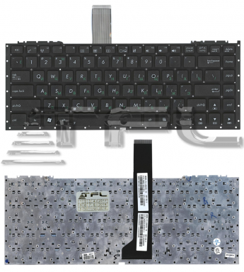 <!--Клавиатура для ноутбука Asus NX90SN NX90JQ NX90JN U33 U34 U43 ver. 1 (черная) -->