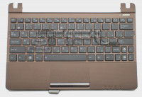 Клавиатура для Asus X101, с корпусом, RU (коричневый)