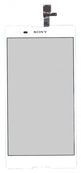 <!--Сенсорное стекло (тачскрин) для Sony Xperia T2 Ultra (белый)-->