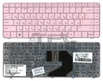 <!--Клавиатура для ноутбука HP Pavilion G4 G4-1000 G6 G6-1000 CQ43 (розовая)-->