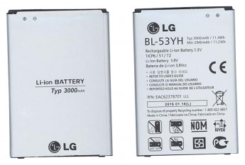 <!--Аккумуляторная батарея BL-53YH для LG G3 Stylus D690-->