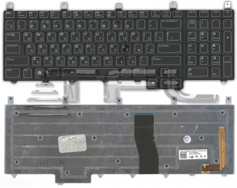 <!--Клавиатура для ноутбука Dell Alienware M17x R4 M18X R1 M18X R2 (черная)-->