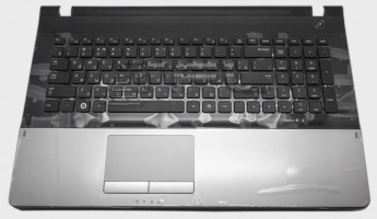 <!--Клавиатура для Samsung NP300E7A, с корпусом, RU (серебро)-->