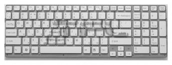 <!--Клавиатура для ноутбука Sony Vaio VPC-EC (белая)-->