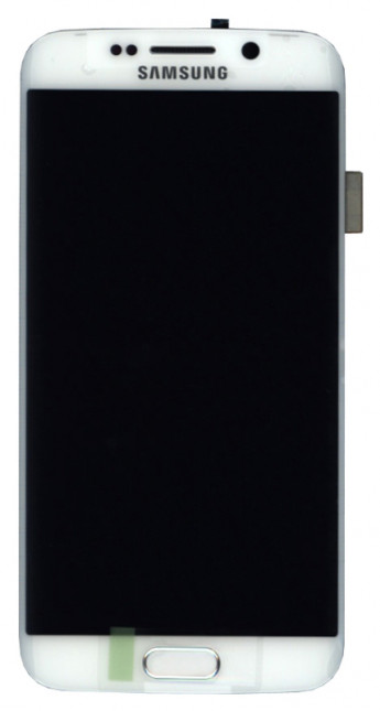 <!--Модуль (матрица + тачскрин) для Samsung Galaxy S6 Edge SM-G925F с рамкой (белый)-->