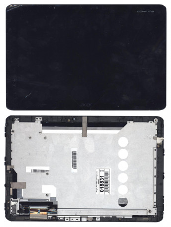 <!--Модуль (матрица + тачскрин) Acer Iconia Tab A510 A511 с рамкой (черный)-->
