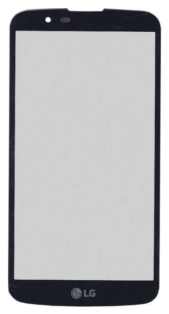 <!--Стекло для LG K10 LTE K430DS (черный)-->