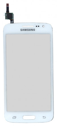 <!--Сенсорное стекло (тачскрин) для Samsung Galaxy Core LTE SM-G386F (белый)-->