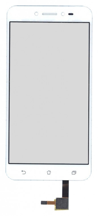 <!--Сенсорное стекло (тачскрин) для Asus ZenFone Live (ZB501KL) (белый)-->