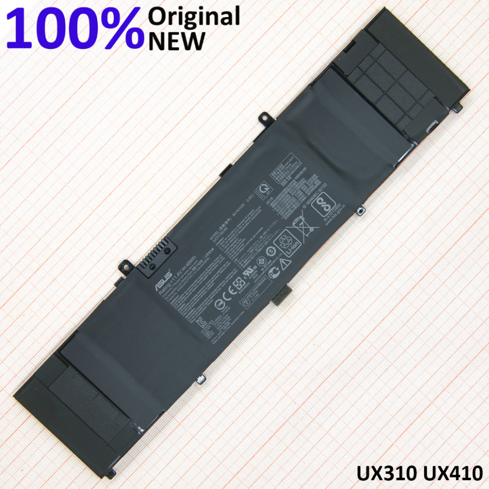 Аккумулятор B31N1535 для Asus UX310 UX410, 0B200-02020000 - купить по  выгодной цене |