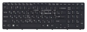 <!--Клавиатура для ноутбука Sony Vaio  SVE15  с подсветкой (черная)-->