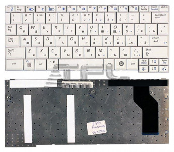 <!--Клавиатура для ноутбука Samsung Q210 Q208 (белая)-->