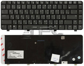 <!--Клавиатура для ноутбука HP 500 510 520 (черная)-->