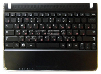 <!--Клавиатура для ноутбука Samsung N210 N220 с корпусом (черная)-->