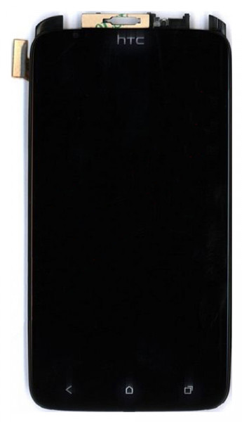 <!--Модуль (матрица + тачскрин) для HTC One X S720e G23 с рамкой (черный)-->