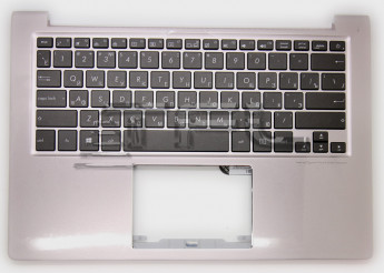 <!--Клавиатура для Asus UX303LA-1A, с корпусом, подсветка, 90NB04Y1-R31RU0 (серебро)-->