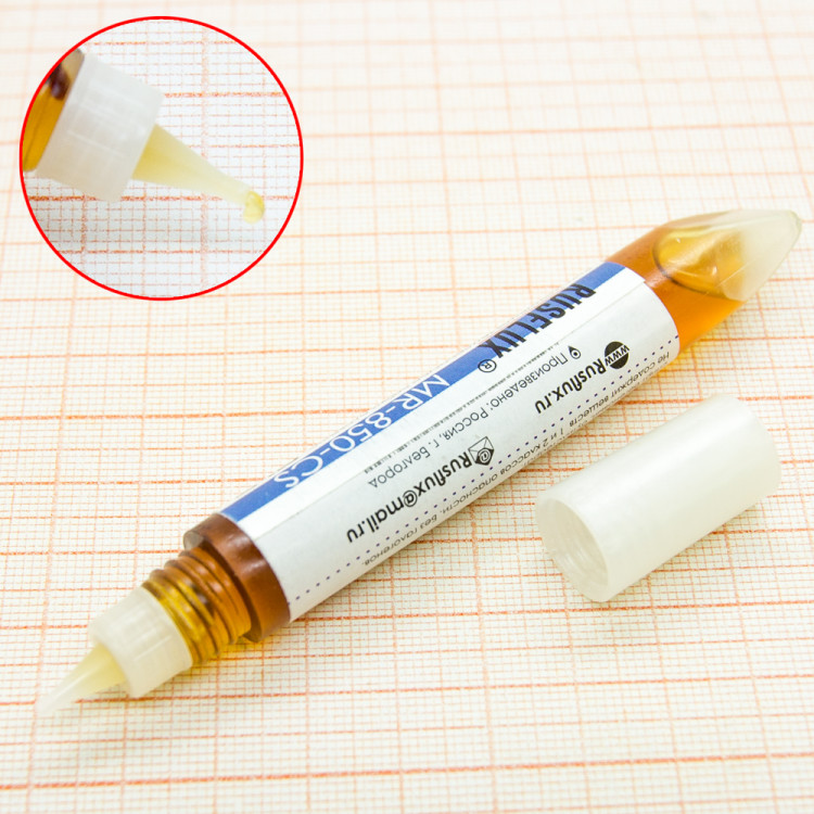 Флюс гель Rusflux MR-850-CS для пайки BGA и SMD в тюбах(10мл) - купить ...
