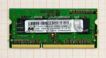 <!--Модуль памяти DDR3 для ноутбука, PC10600 2Gb-->