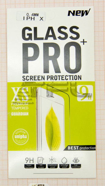 <!--Противоударное стекло Glass+ Pro для Apple iPhone X-->